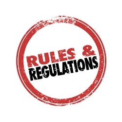 Rules and regulation stamp